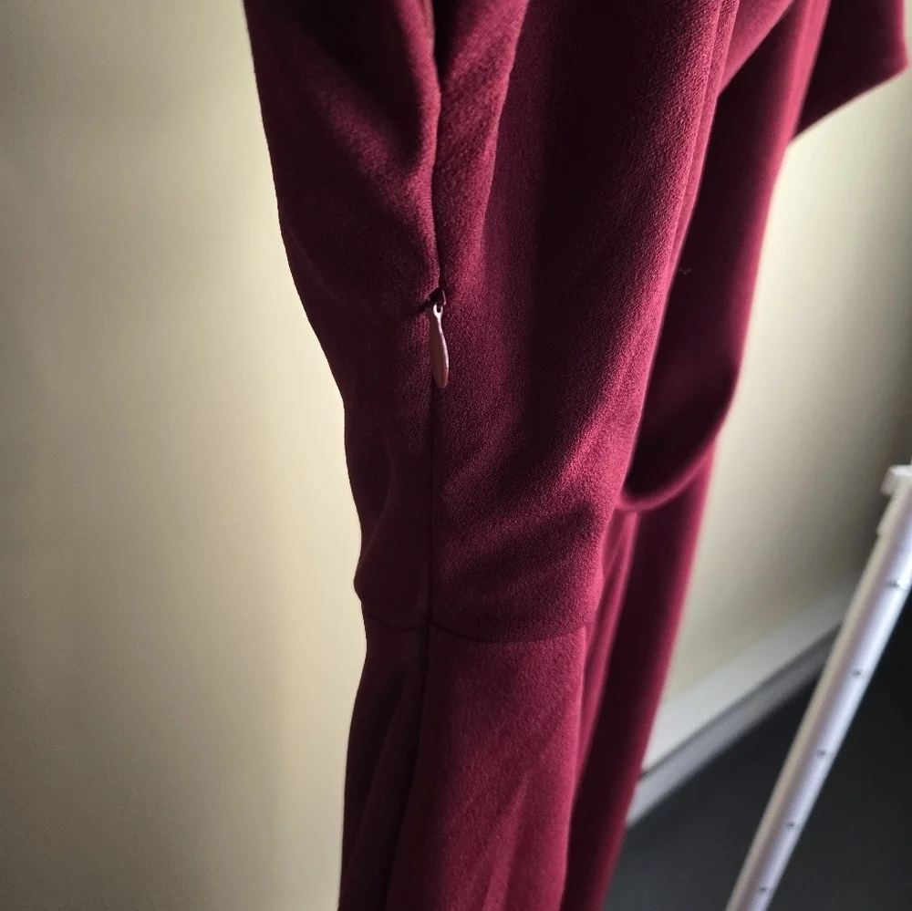 Alexia Admor NWT Draped One Shoulder Jumpsuit Fuchsia XL - Picture 8 of 12